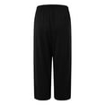 thumbnail image 6 of vigerkar 3/4 Leggings for Women Yoga Tights Tummy Control Work Out Exercise Yoga Pants Summer Bottoms (Black, M), 6 of 6