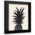 thumbnail image 1 of Artographie Studio 14x18 Black Modern Framed Museum Art Print Titled - Black Pineapple, 1 of 5