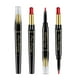 thumbnail image 3 of Lápiz labial de doble cabezal, lápiz labial mate hidratante + delineador de labios, delineador de labios giratorio L18074(04#), 3 of 9