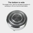 thumbnail image 2 of Outdoor Stainless Steel Kettle Locking Handle Camping Hung Pot Portable Coffee Pot Picnic Cooker 1L Teapot Cooking Accessory, 2 of 7