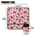 thumbnail image 5 of SEANATIVE Strawberry Daisy Sewing Machine Mat for Table Non Slip with Storage Reduce Vibration for Most Sewing Machines Aesthetic Sew Machine Dust Cover, 5 of 6