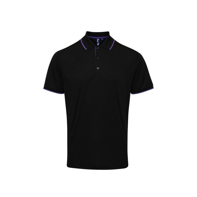 Premier Polo Contrasté Coolchecker pour Hommes