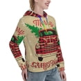 thumbnail image 6 of Salouo Christmas Vintage Red Truck Pattern Hoodie Sweatshirts for Women, Autumn Pullover Hoodie Workout Sweat Women's Long Sleeve Preppy Sweatshirts-XX-Large, 6 of 7