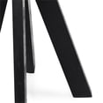 thumbnail image 4 of Pemberly Row Transitional 32" Round Mango Wood Counter Table in Black, 4 of 6