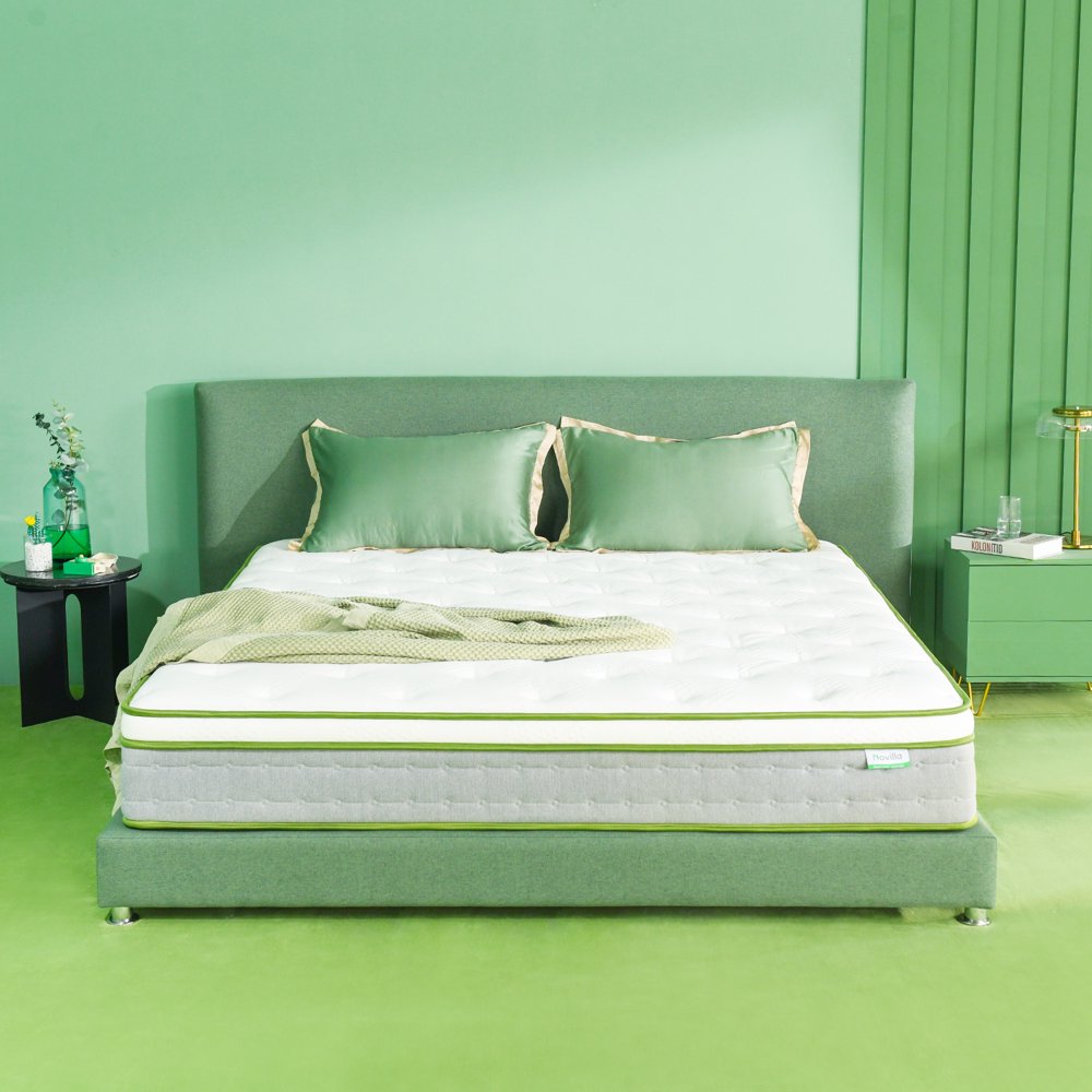Novilla Serenity 10" Gel Memory Foam Hybrid Mattress Innerspring Cool
