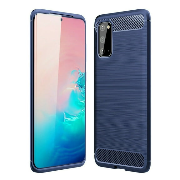 For Samsung Galaxy S20 Case, Heavy-Duty Shockproof Protective Cover Armor, Shock Adsorption [Blue]