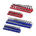 thumbnail image 2 of Metric & SAE Socket Tray Set - 4 Magnetic Organizers (Blue/Red) - Heavy-Duty Tool Storage, 2 of 11