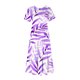 thumbnail image 4 of Vestido de Manga Corta para Mujeres Vestido de Verano de Cuello Redondo Impreso, Poliéster de Tamaño Verdadero Diario Y Vestido de Fiesta, 4 of 5