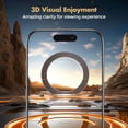 thumbnail image 4 of UNBREAKcable 2 Pack Privacy Screen Protector for iPhone 15 Pro, Anti Spy Tempered Glass Screen Protector Easy Install, 4 of 10