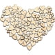 thumbnail image 1 of 200 mini corazones de madera para decorar bodas y manualidades., 1 of 5
