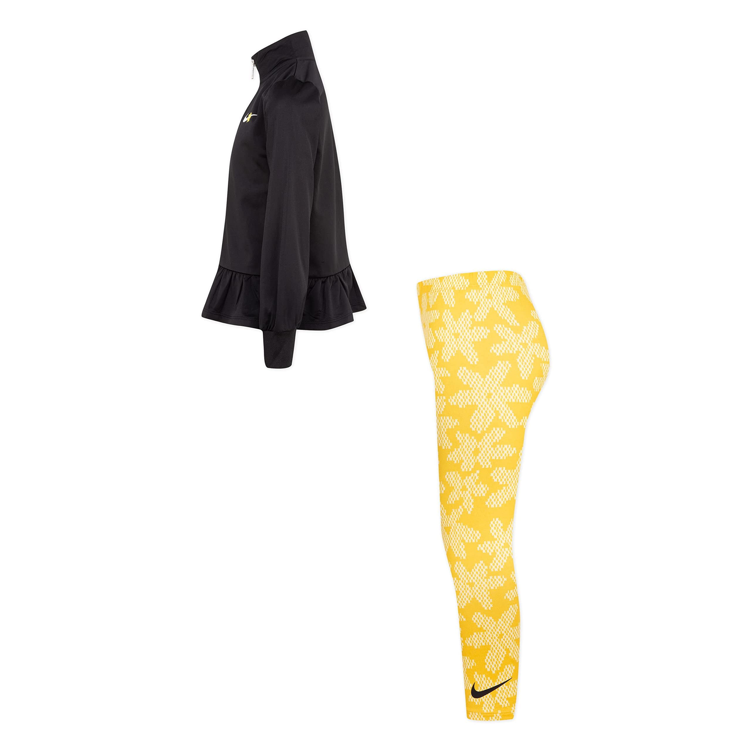 nike tights and jacket set