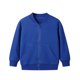 thumbnail image 1 of Gibobby Chamarra de manga larga para bebéChaqueta de abrigo de invierno de manga larga para niños pequeños y niñas, abrigo deportivo de béisbol con bolsi(Azul, 4-5 Años), 1 of 4