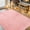 Pink, variant on HOMERRY Plush Polyester Shag Area Rug 2'x 6' Fluffy Runner Rug Plush Decorative Runner Rug for Indoor Home Floor Carpet, Pink