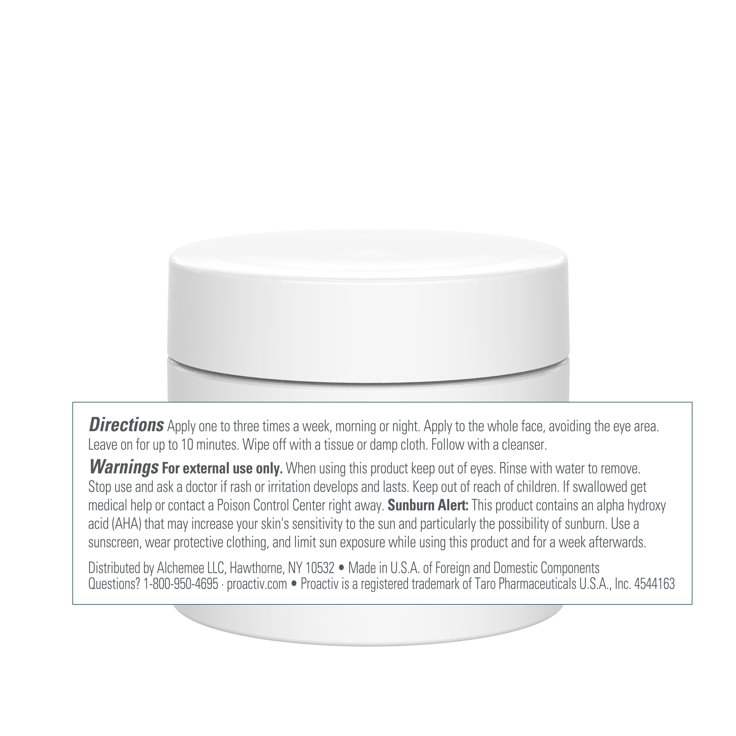 Proactiv Smooth & Bright Resurfacing Vitamin C Face Mask, Targets Dark Marks & Uneven Texture, 1.7 oz