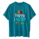 thumbnail image 4 of Blusa informal de manga corta con cuello redondo y estampado de Pascua para mujer Pompotops  hfajkhk128280, 4 of 4