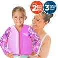 thumbnail image 5 of Aqua SwimSchool Grow-with-Me Swim Vest, Ages 3-6, Pink Turtle, 5 of 9