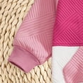 thumbnail image 4 of Zanarzt Toddler Clothes Toddler Baby Girl Spring Outfit Patchwork Long Sleeve Sweatshirt Pants Newborn Red,18-24 Months, 4 of 7