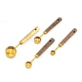 thumbnail image 1 of Juego de tazas medidoras Juego de cucharas apilables para cocina Barra de oro Herramientas para hornear, 1 of 6