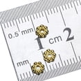 thumbnail image 2 of Rongfmy 100PCS Golden Daisy Flower Spacer Beads Loose for DIY Jewellery Making Bracelets, 2 of 9