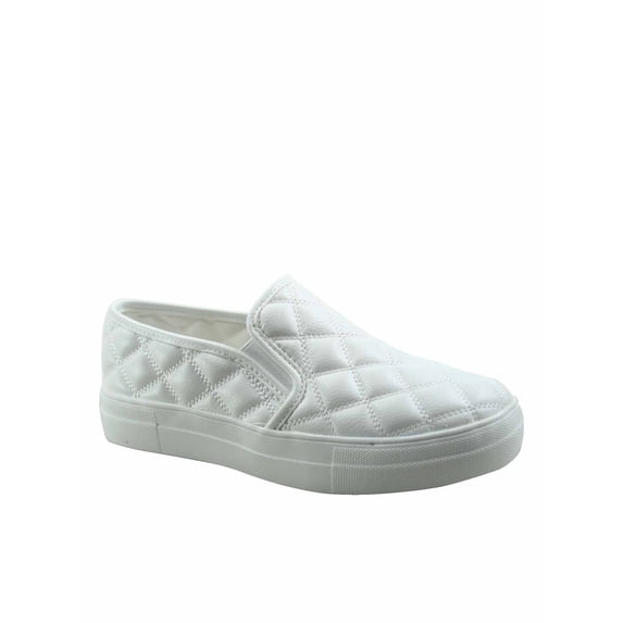 Pouch Women's Flat Slip On Quilted Foam Padded Cushion Sock Fashion Sneakers Shoes
