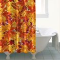thumbnail image 4 of Autumn Fall Shower Curtain 72x72 Inch Waterproof, Thanksgiving Pumpkin Bathroom Decor - Polyester Fabric with Hooks for Bathroom, 4 of 6