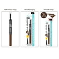 thumbnail image 7 of L.A. COLORS Browie Wowie Precision Smudge-Proof Retractable Eyebrow Pencil, Dark, 0.018 oz, 7 of 7