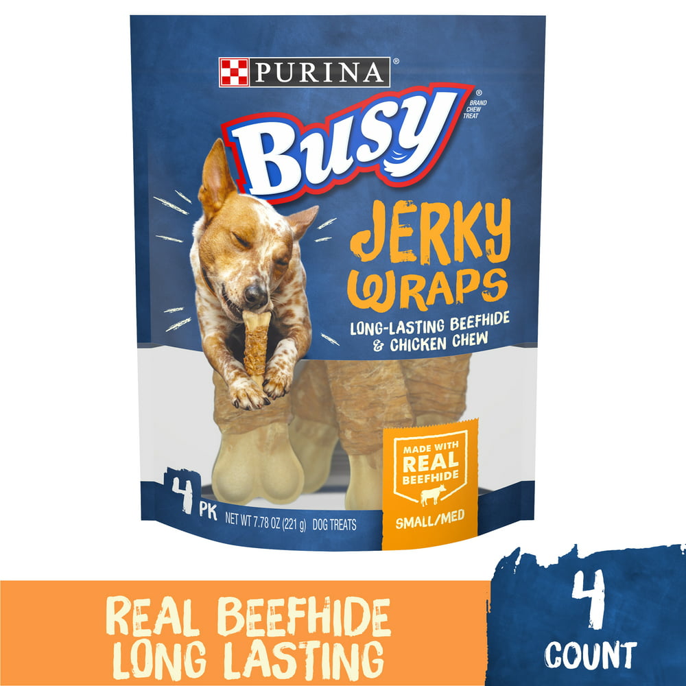 Purina Busy Grain Free Small/Medium Breed Dog Jerky Rawhide Treats