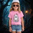 thumbnail image 2 of CAUYDY Boys Girls Halloween Shirts Toddler Short Sleeve Truck Boo Ghost Pumpkin Tee Tops T-Shirts(Pink,9-10 Y), 2 of 5