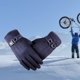 thumbnail image 4 of Guantes de invierno impermeables a prueba de viento Ciclismo Todos los dedos Azul Sunnimix Guantes de invierno cálidos, 4 of 7