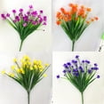 thumbnail image 3 of paquetes de flores artificiales para exteriores, vegetación de plástico sintético para plantas colgantes de interior y exterior, jardín, porche, ventana, casa, boda, granja, decoración brillar Juguete, 3 of 3