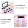 thumbnail image 5 of Kdxio Heart Buffalo Plaid Pattern Luggage Cover for Travel,Elastic and Durable,Fits 18-32 Inch,Anti-Scratch Suitcase Protector, 5 of 9