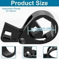 thumbnail image 3 of CNKOO Inner Tie Rod Wrench General Tie Rod End Remover 27mm to 47mm Sturdy Steering Track Rod Removal Tool Multi-functional Inner Tie Rod Wrench Garage Tool for Car (Black ), 3 of 10