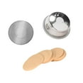 thumbnail image 3 of Cuticate 54 mm Coffee Filter Basket Coffee Machine Filter Kitchen Tools Home Reusable Replace Round Paper Espresso Puck Screen Set B, 3 of 9