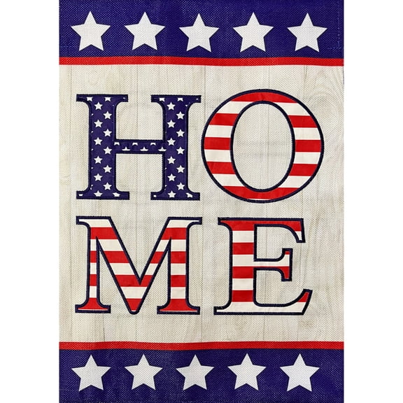 Briarwood Lane Everyday Burlap Garden Flag 12x18 For Outdoor American Home Garden Flag Flags For Outside