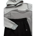 thumbnail image 3 of RBX Boys Activewear Set Fleece Hoodie Sweatshirt, Jogger Sweatpants, and Jersey Tee 3 Piece, 3 of 7