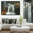 thumbnail image 4 of Designart - Cascade à Mouvement Lent sur Rochers - Impression sur Toile Encadrée Paysage, 4 of 4