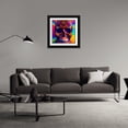 thumbnail image 3 of Stephen Chambers 20x20 Black Ornate Wood Framed With Double Matting Wall Art Titled - Skull 84, 3 of 6