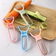 thumbnail image 4 of Upgrade Potato Peeler for Kitchen,1 PCS Stainless Steel Vegetable Peeler,Y Veggie Food Peeler for Apple Fruit Carrot Zucchini Cucumber,Good Grip Makes Peeling Very Easy, 4 of 5