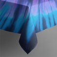 thumbnail image 5 of Blue Purple Tie Dye Mandala Pattern Square Tablecloth,Waterproof Square Table Cover,Wipeable Spillproof Washable Table Cover for Home Kitchen Party Decor 60"x60"(152x152cm), 5 of 6