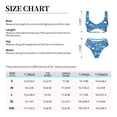 thumbnail image 4 of Kdxio Gnomes in USA Print Women's 2 Piece High Waisted Wrap Spaghetti Strap Summer Swimsuit Bikini Set-X-Large, 4 of 7