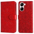 thumbnail image 4 of Funda tipo cartera GANGXUN para Xiaomi Poco X7 Pro , diseño girasol, cuero PU, soporte, cierre magnético, tarjetero, 4 of 5