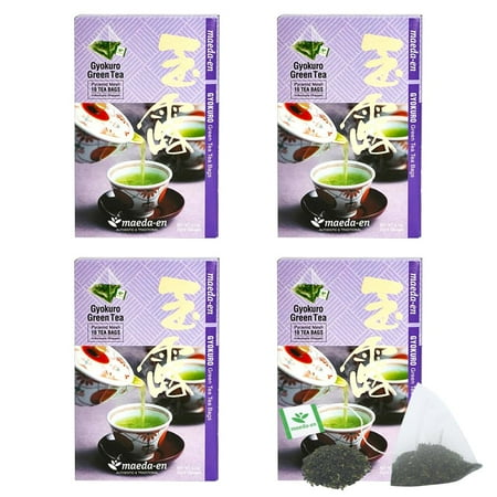 Maeda-en Premium Gyokuro Green Tea 40 Tea Bags Japanese Origin Hot or Iced Drink Individually Wrapped Teabag