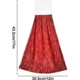 thumbnail image 3 of Winter Holiday Christmas Snowflake Hand Towels for Bathroom and Kitchen, Xmas Winter Hanging Bath Kitchen Towel Washcloths, Absorbent Thick Kitchen Bathroom Microfiber Towel Bulk, 12"x17", 3 of 6