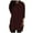 Khaki, variant on Tumotour Pullover for Women Crew Neck 3/4 Sleeve Casual Loose Top 2025 Sweatshirts Blouse Tops