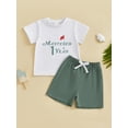 thumbnail image 4 of BemeyourBBs Baby Boys First Golf Birthday Outfit 1st Years Old Birthday Summer Clothes Short Sleeve Golf Letter Print TShirt Tops and Shorts Set, 4 of 10