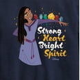 thumbnail image 3 of Disney Wish - Strong Heart Bright Spirit  - Toddler & Youth Crewneck Fleece Sweatshirt, 3 of 5