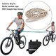 thumbnail image 4 of Soidarity Cuerda de remolque elástica para montar en bicicleta, conexión rápida para niños, correa de tracción elástica, cordón de arrastre de Ciclismo Caqui Soidarity OD020080-04B, 4 of 6