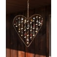 thumbnail image 3 of Heart with Dangles Ornament and Wind Chime, 9", 3 of 7