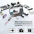 thumbnail image 6 of Minzimin Clear Makeup Bags, 6 Pcs Cosmetic Makeup Bags Set Clear PVC with Zipper Handle Portable Travel Luggage Pouch Airport Airline Vacation Organization, 6 of 9