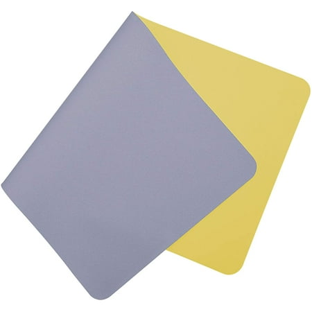 Dual Sided Desk Mat Pad Upgrade Sewing Pu Leather Blotter Protector Extended Mouse Writing For Office And Home Matcha Green Lake L Canada Dual Sided Desk Mat Pad Upgrade, Green Desk Blotter Paper